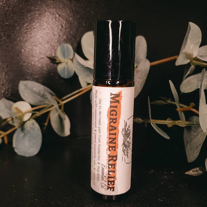 Migraine Relief Essential Oil Roll-On for wholesale by A Nurse's Way, LLC