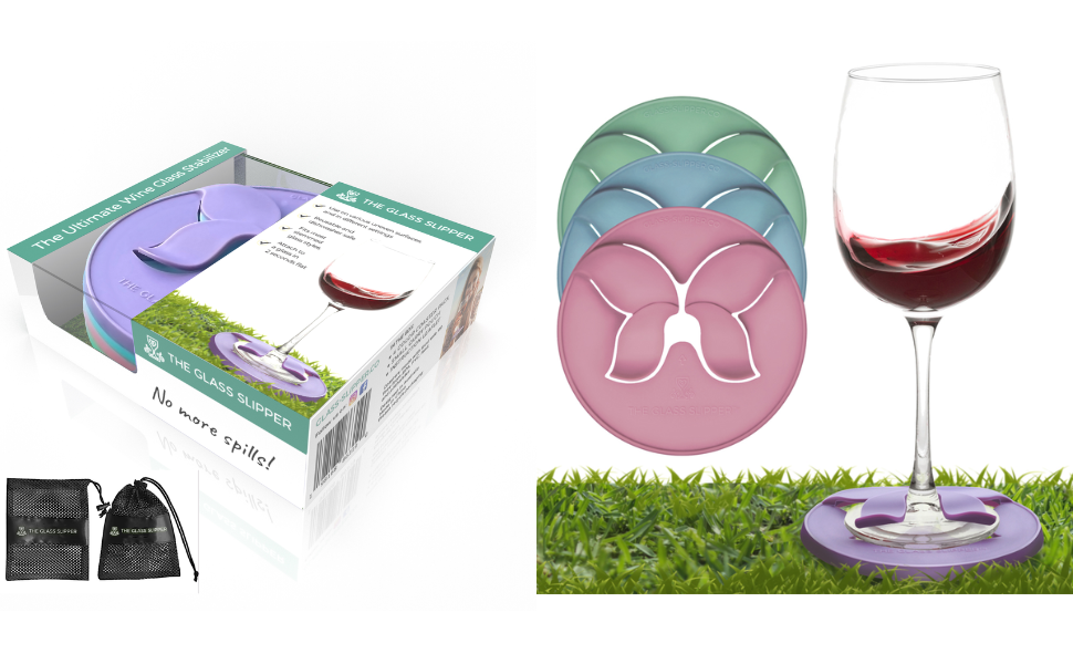 Biba Home Co - Wholesale Wine/Cocktail Glass Markers - Wine Glass Slipper (Multicolors)1