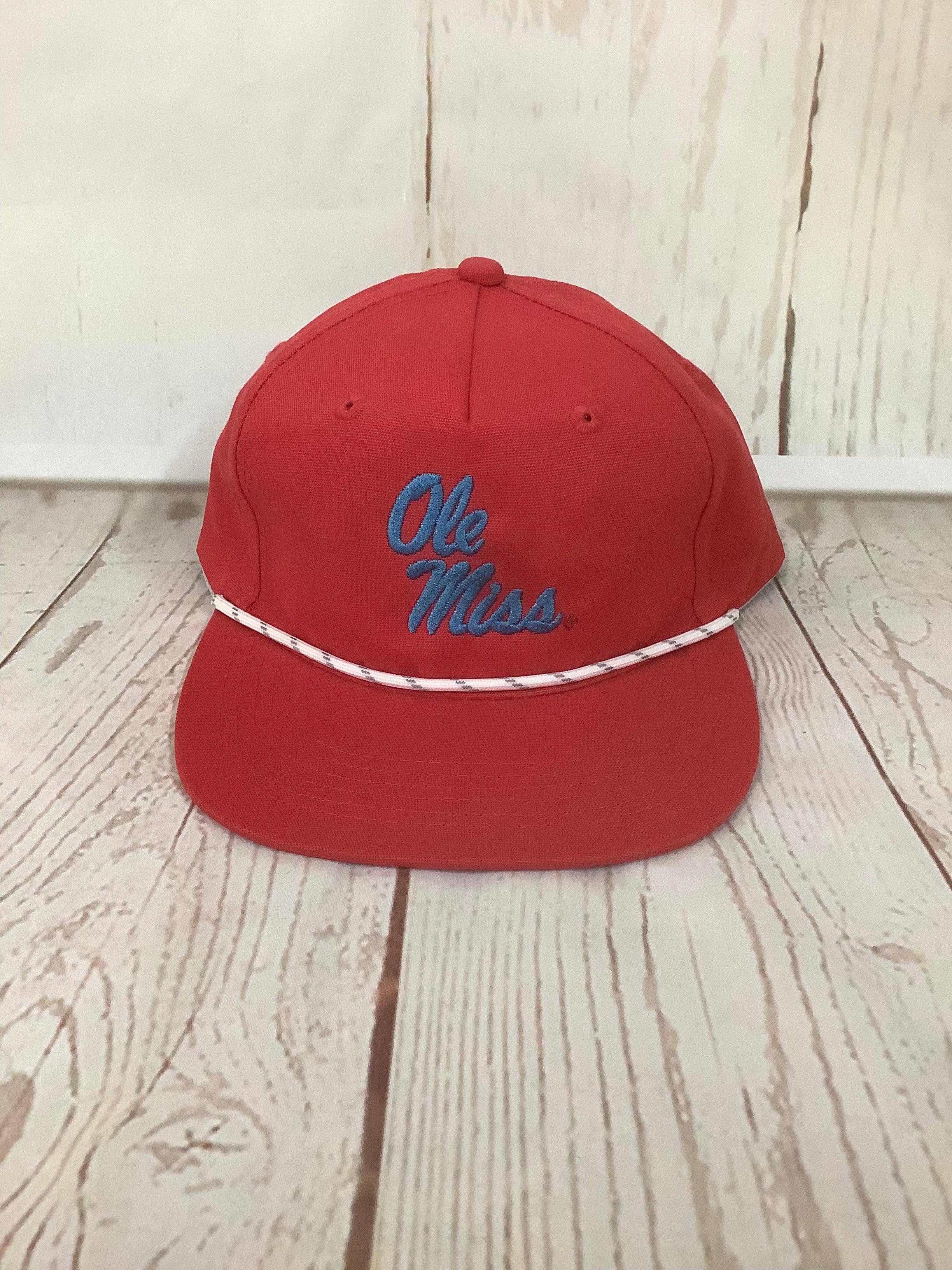 Wholesale Ole Miss Stacked Rope Cap for your store - Faire