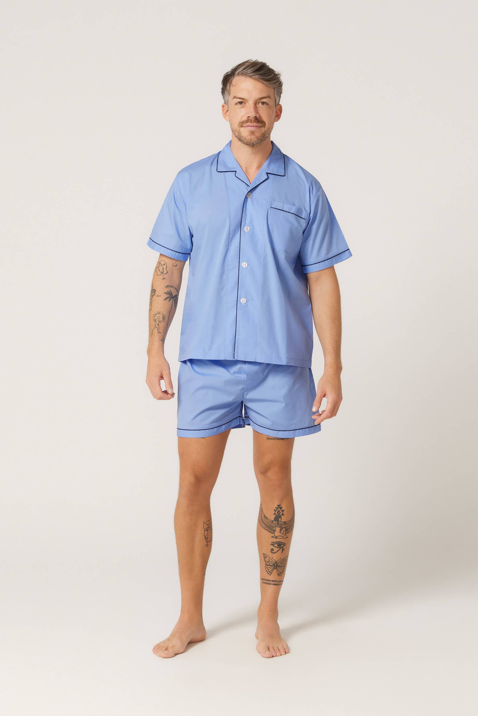 Contare | Quality Men's Sleepwear – wholesale Sleepwear set – men's – Short Sleeve Classic Set14
