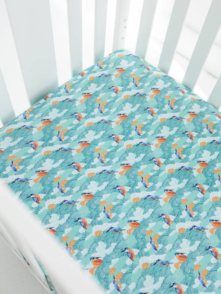 Halcyon Days Crib Sheet for wholesale by Wildwoven