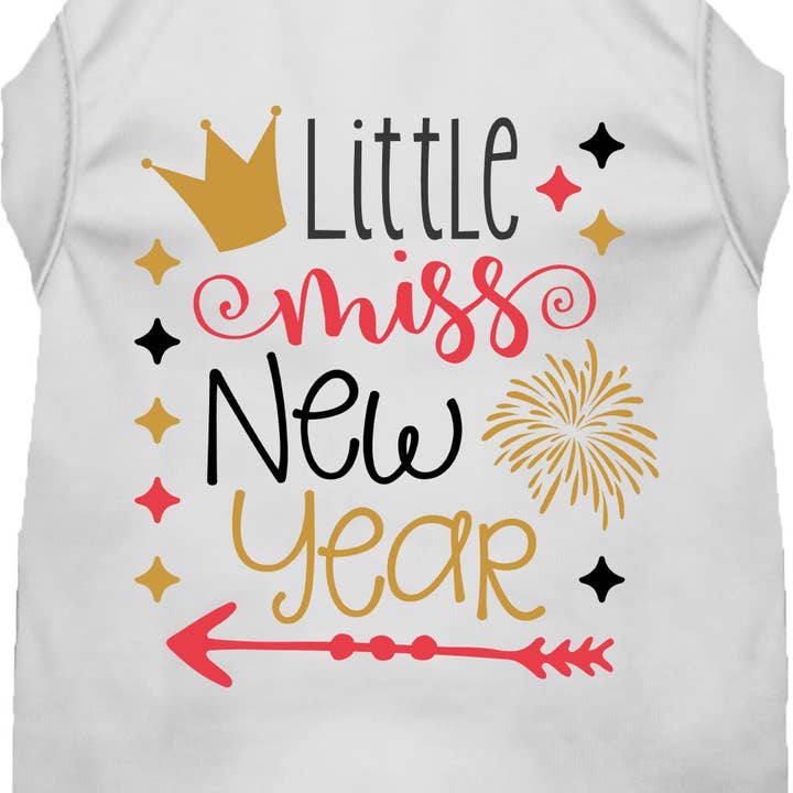Little Miss New Year Pet Shirt for wholesale by As You Wish Apparel