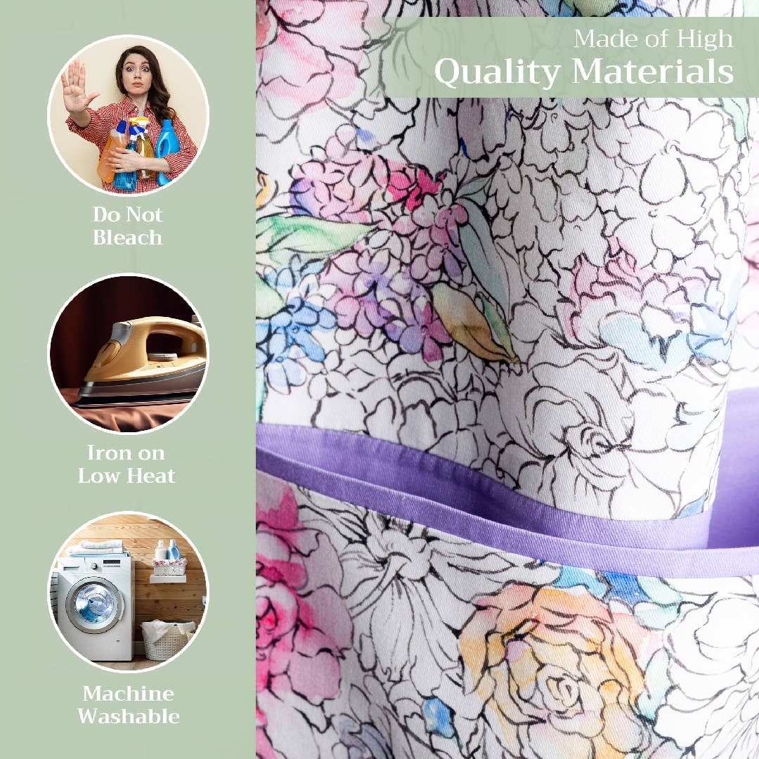 Maison d'Hermine - Design in Every Thread - Wholesale Apron - Apron 100% Cotton - Spring/Summer - Floral Love2