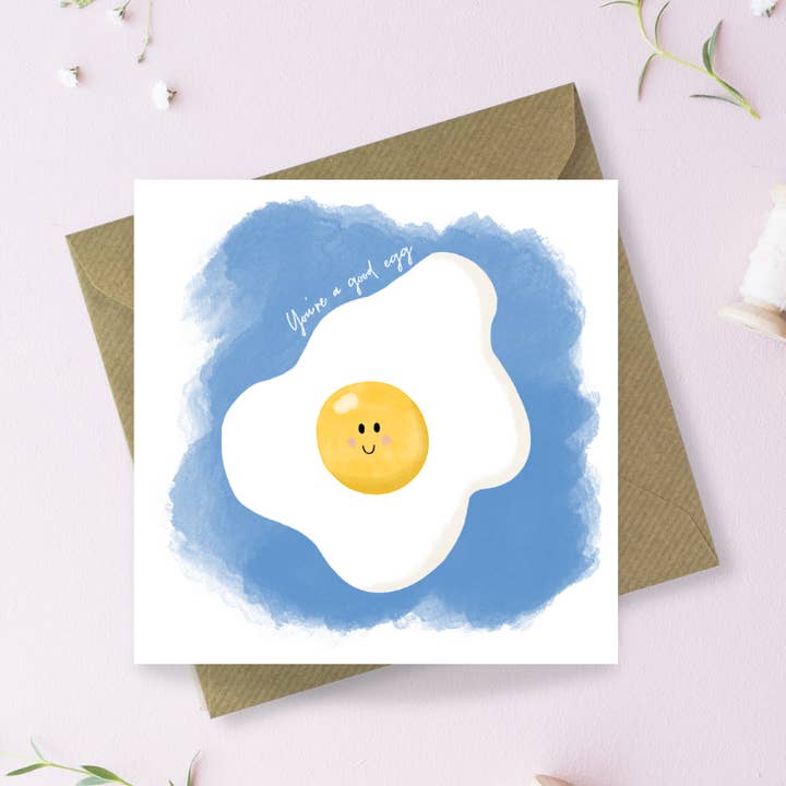 Biglietto di auguri You're a good egg per la vendita all'ingrosso da parte di Sayers Studio