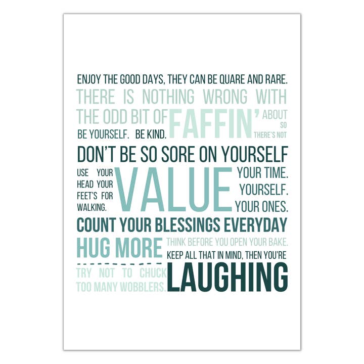 DAILY REMINDERS PRINT for wholesale by Parful Stuff