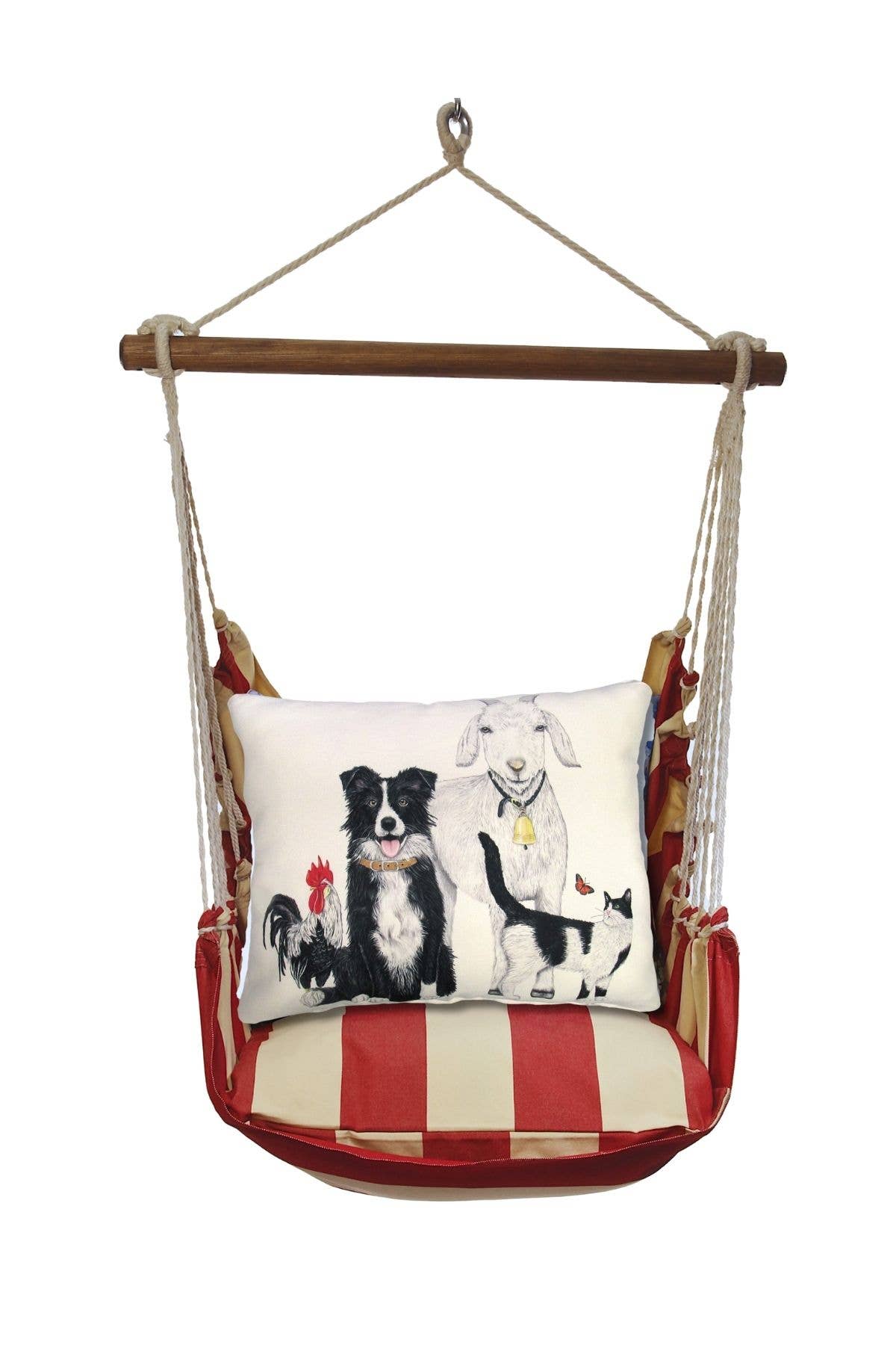 Magnolia Casual - Wholesale Swing Set - Hammock Swing 4-Piece Set indoor / outdoor - Americana17