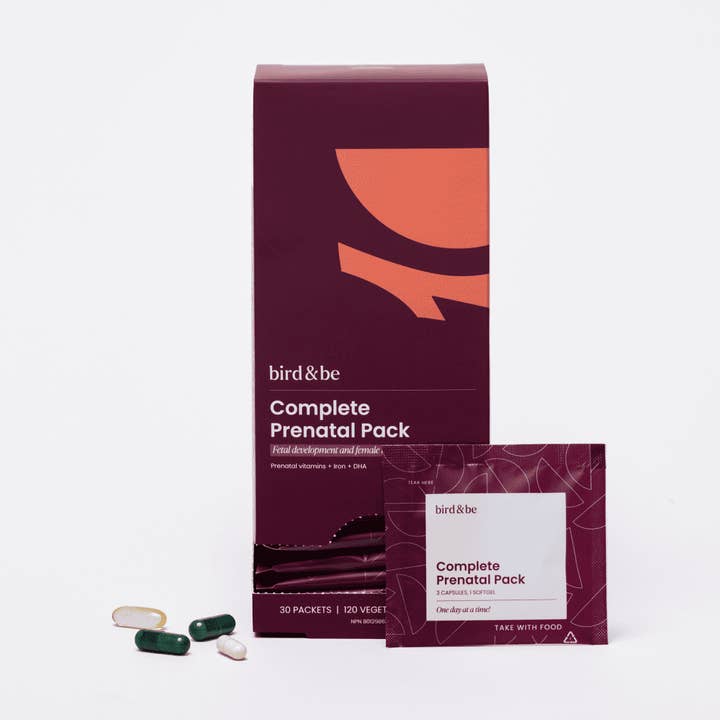 Complete Prenatal Pack for wholesale by Bird & Be Fertility Supplements