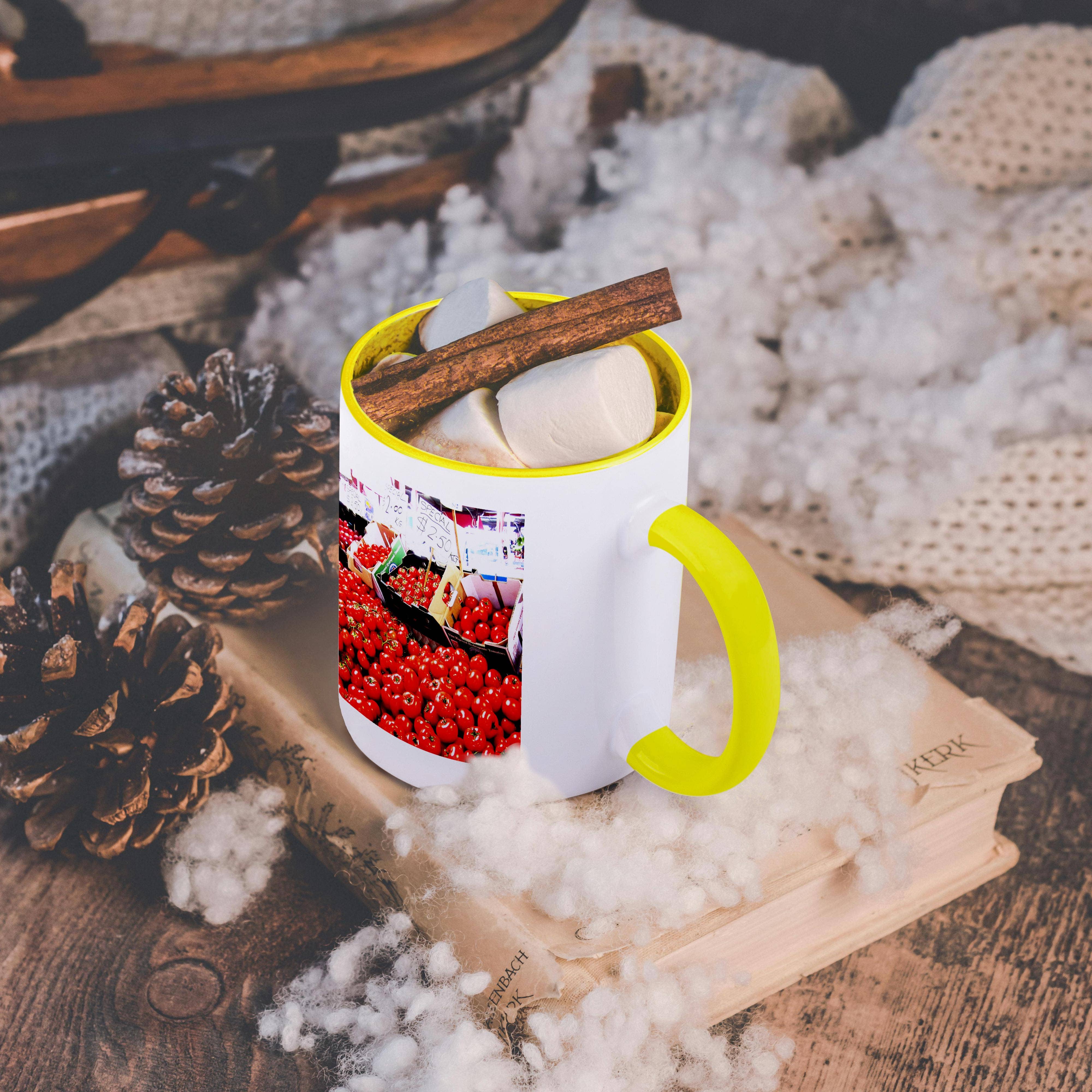 3dRose - Wholesale Coffee Mug - 3dRose, Farmers market, tomatoes, red, Mug5