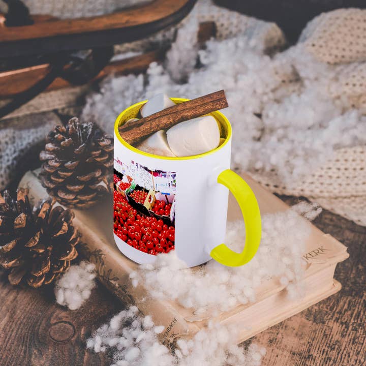 3dRose - Wholesale Coffee Mug - 3dRose, Farmers market, tomatoes, red, Mug5