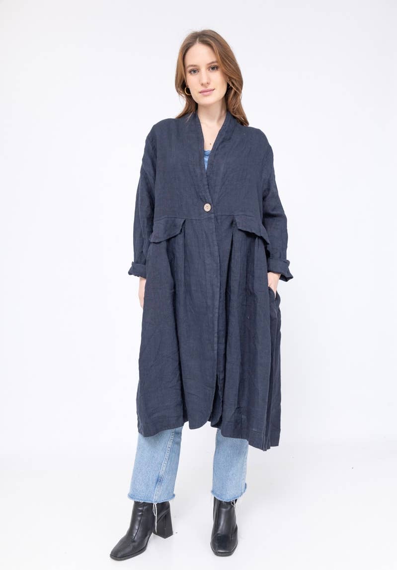 LINEN & COTTON HOUSE - Wholesale Jacket - Women's - 1142 SPRING SUMMER CLOTHING LINEN JACKET52