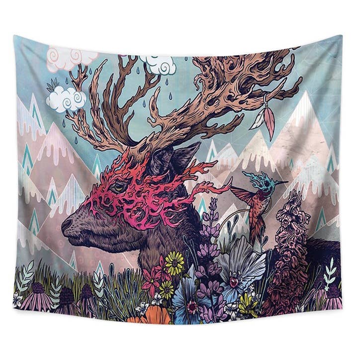 Dream Elk Tapestry for wholesale by Nirvana Threads