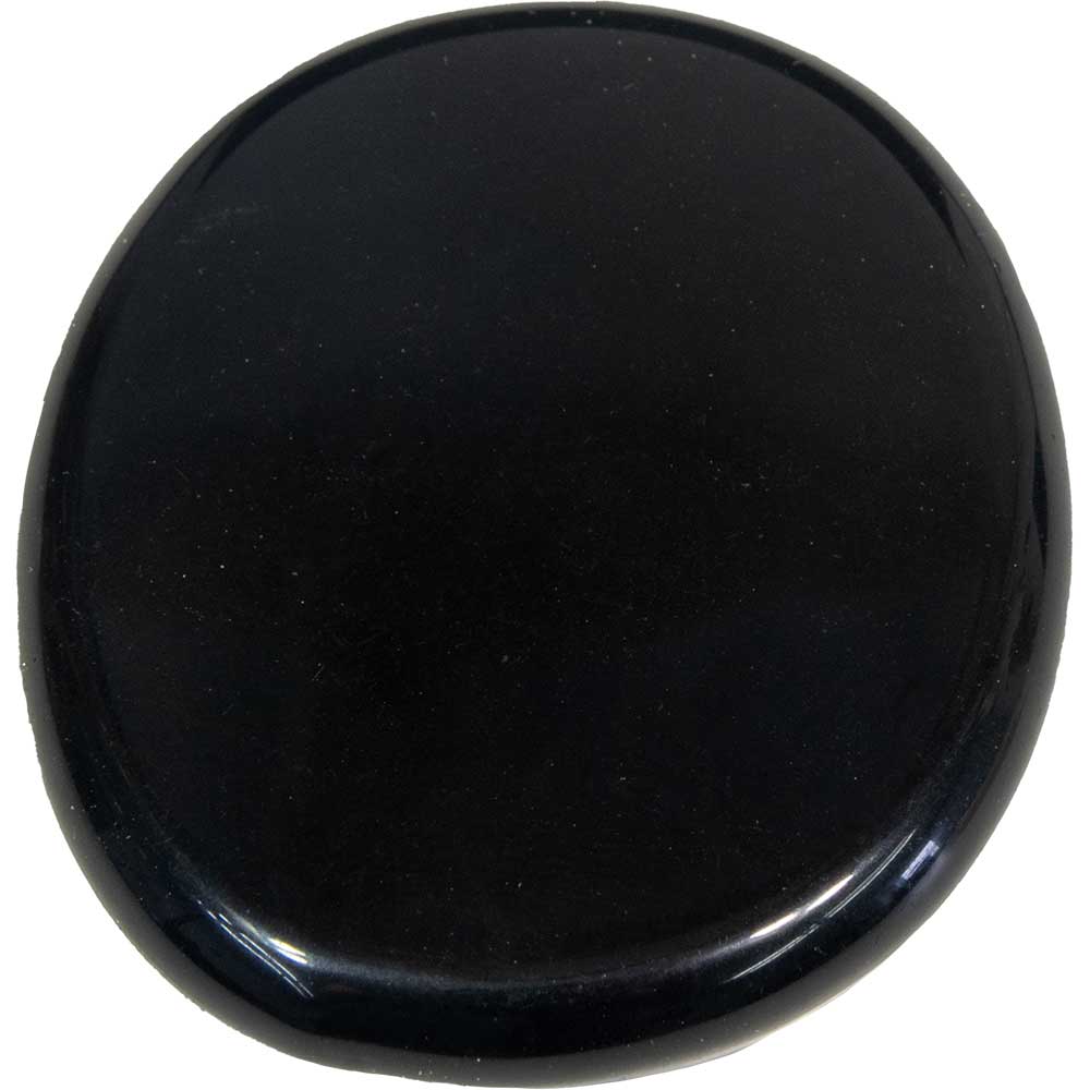 Kheops International - Wholesale Phone/Tablet Stand - Gemstone Cell Phone Grip Holder - Black Obsidian Palm Stone1