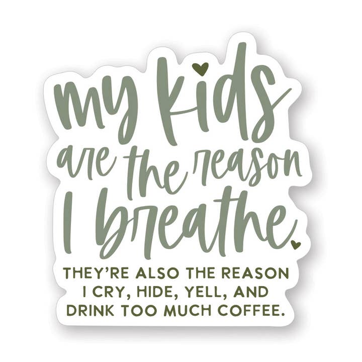 Adesivi - Ragazzi Motivo per cui Respiro per la vendita all'ingrosso da parte di Sincere Surroundings