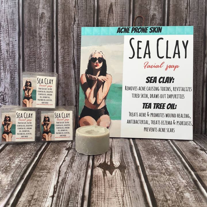Sea Clay Ansiktstvål för wholesale av The Soap Lady