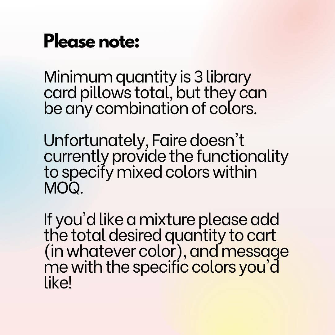 Dirtsa Studio – wholesale Dekorativ kudde – Kuddar med bibliotekskort1