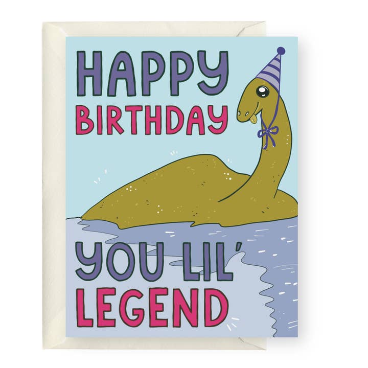 Happy Birthday You Lil' Legend for wholesale by After Party Paper Co.