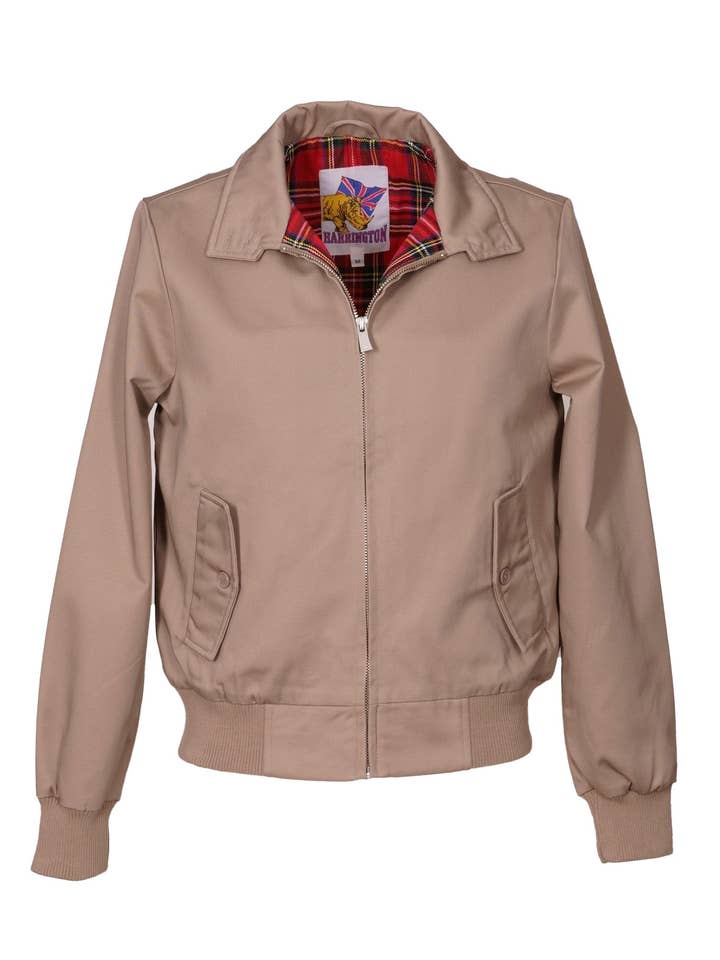 Gerecycleerde Harrington® -jas voor dames - lichtbruin voor wholesale door HARRINGTON®