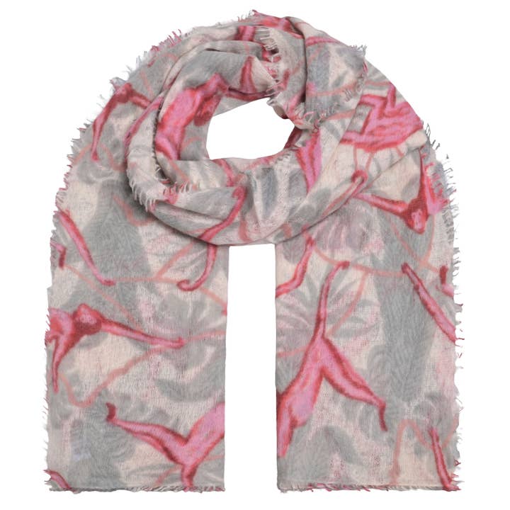 Cashmere Scarf Monkey-cs in Champagne for wholesale by cute stuff GmbH