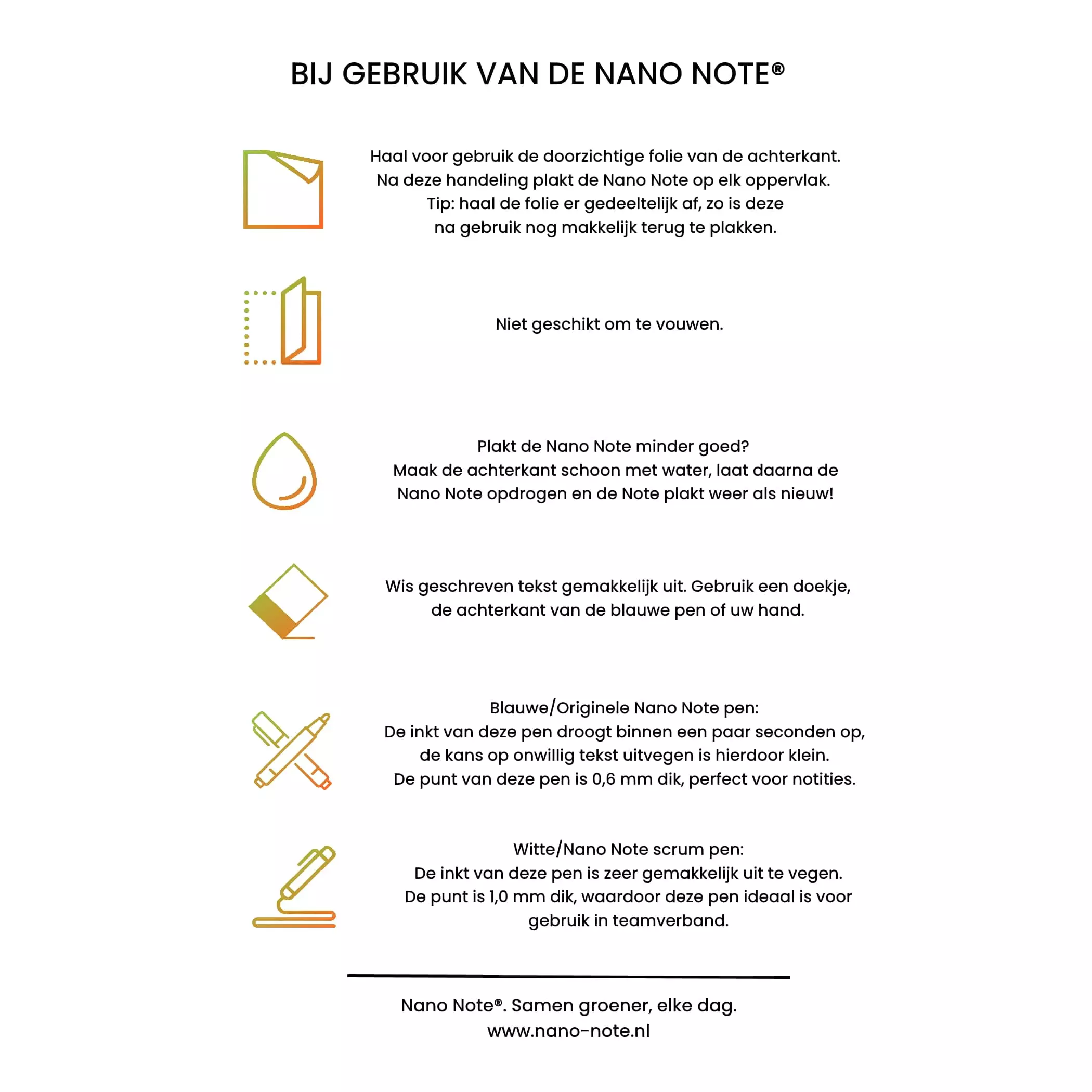 Nano Note – Bloco de notas por atacado – Conjunto inicial Nano Note8