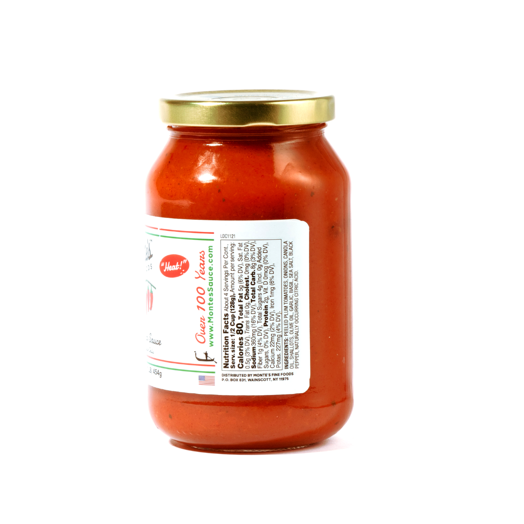 Monte’s Fine Foods - Wholesale Sauce - Monte's Heat Tomato Sauce2