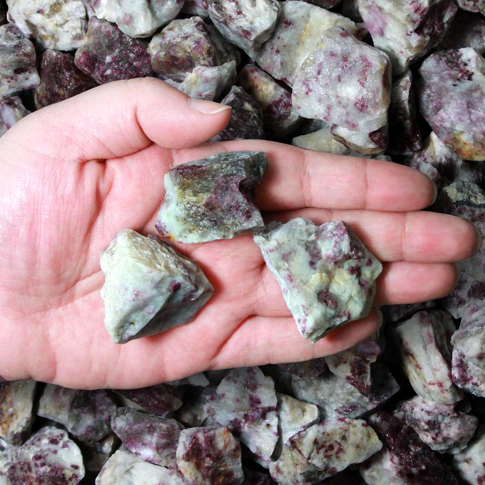 Fantasia Mining - Wholesale Spiritual Stone/Crystal - Rough Rubellite Tourmaline - Madagascar (1lb)1