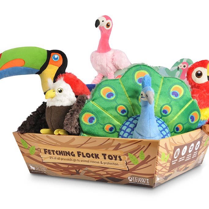P.L.A.Y. Pet Lifestyle and You – Großhandel Plüschtier – Hund – Flock-Merchandising-Set holen (10 Stück in kostenloser Displaybox)