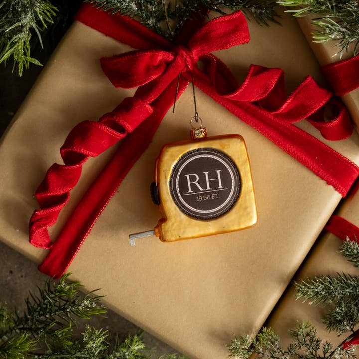 MEASURING TAPE ORNAMENT for wholesale by Ragon House