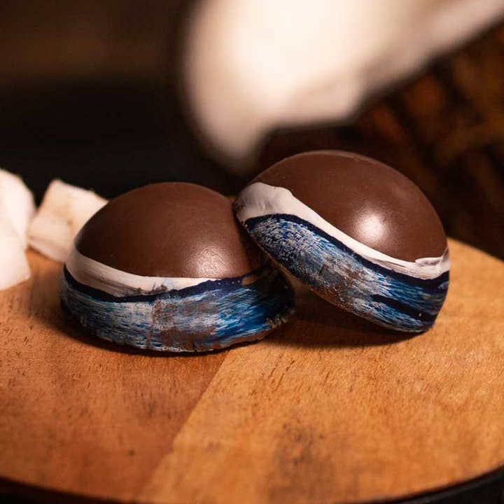 Noix de coco et rhum pour la vente par Montadero Chocolate