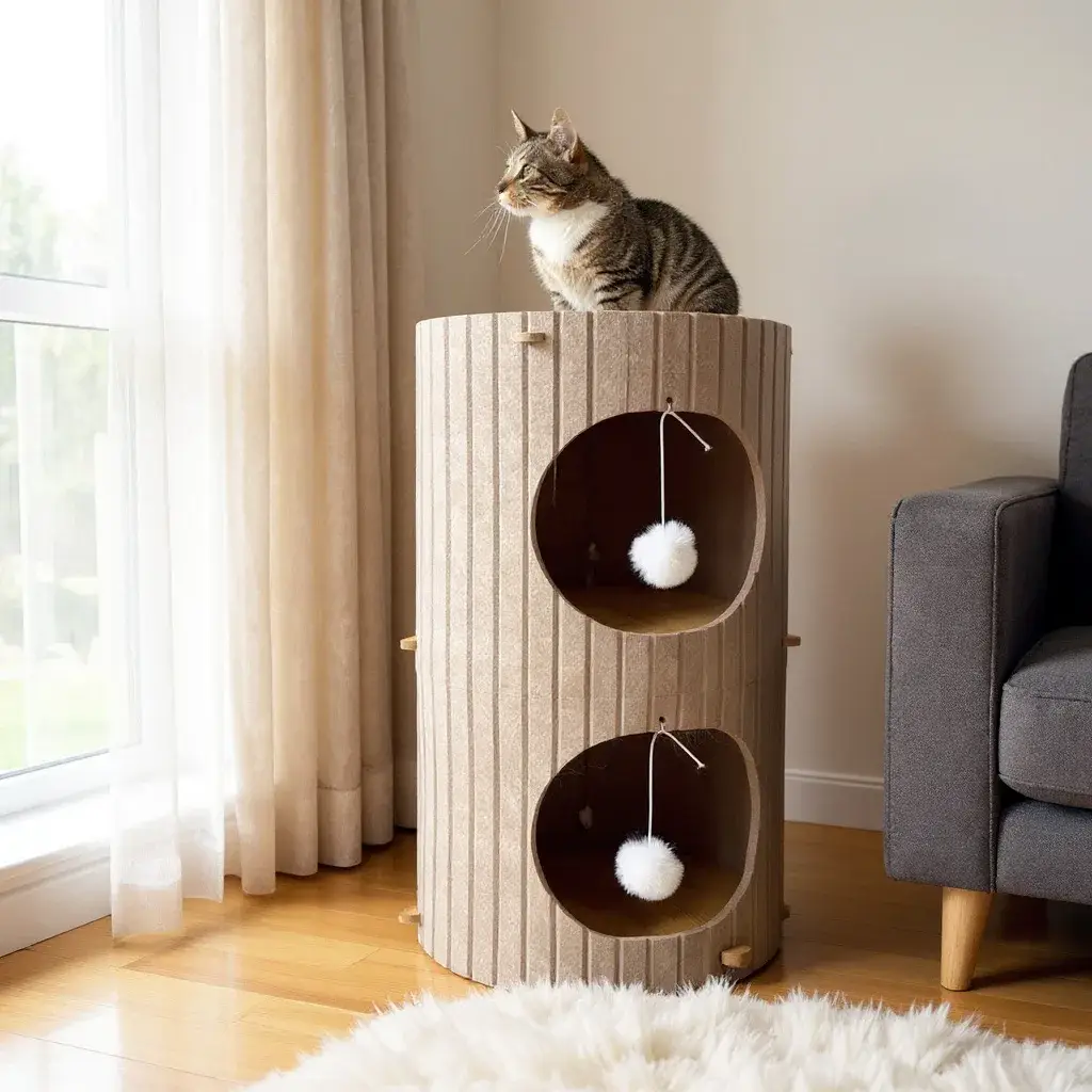 Althea Living - Wholesale Pet Bed - Cat - Mediterranean Felt House4