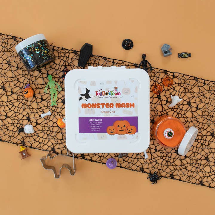 ToyBoxTown - Wholesale Putty/Slime - Kids - Monster Mash Halloween Sensory Dough Kit for Kids Ages 3 and Up6