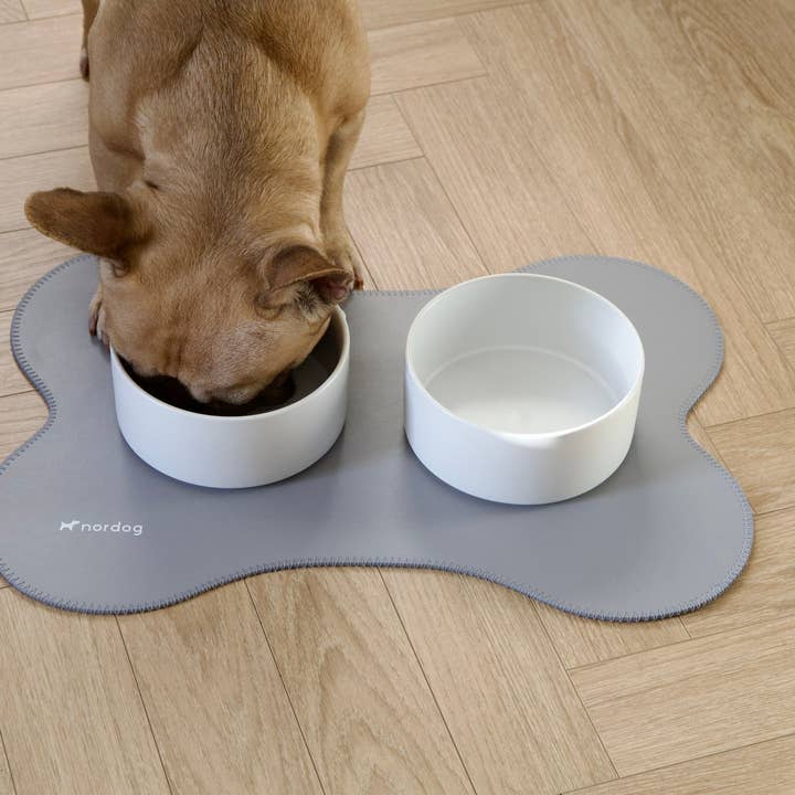 Nordog - Wholesale Pet Food Mat - Dog - Placemat for dog bowls (grey)11
