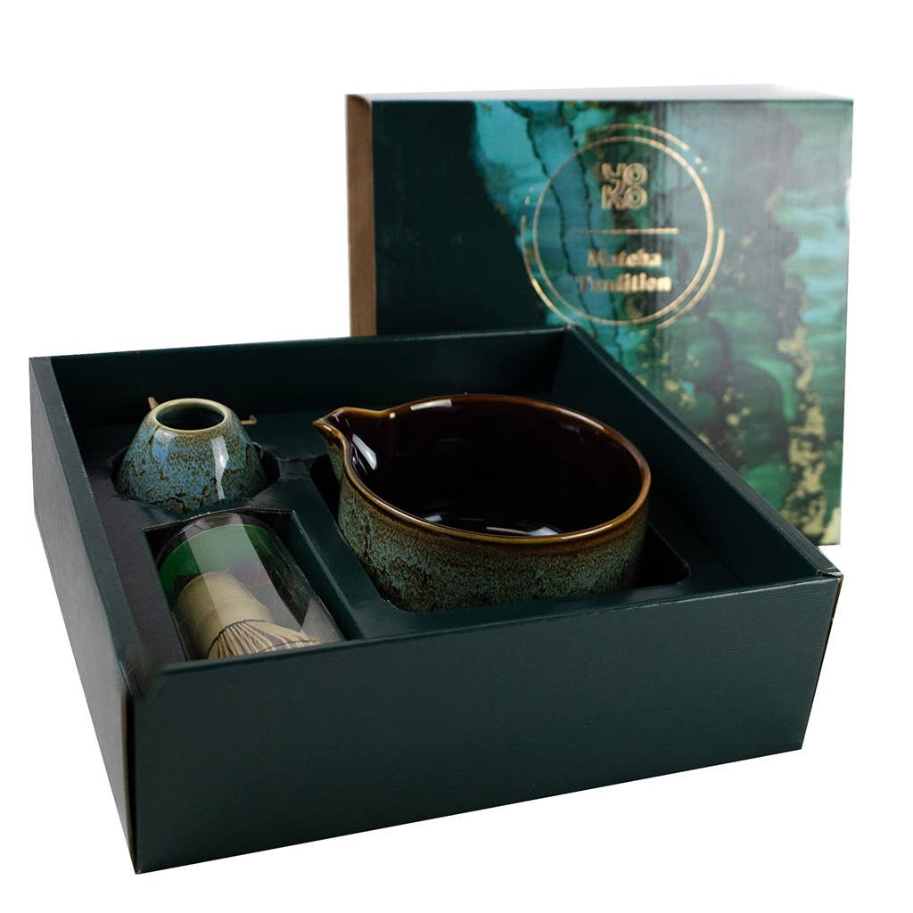 YOKO DESIGN - Vendita all'ingrosso Set di utensili da cucina - Set Tradizionale Matcha in Confezione Regalo1
