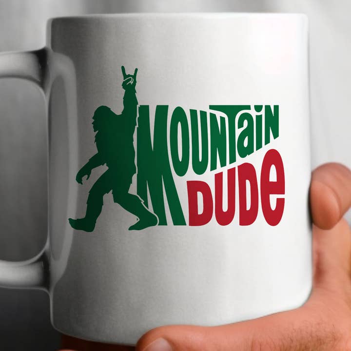 House Of Rodan - Wholesale Coffee Mug - Mountain Dude - Funny Bigfoot Camping Hiking Coffee Mug