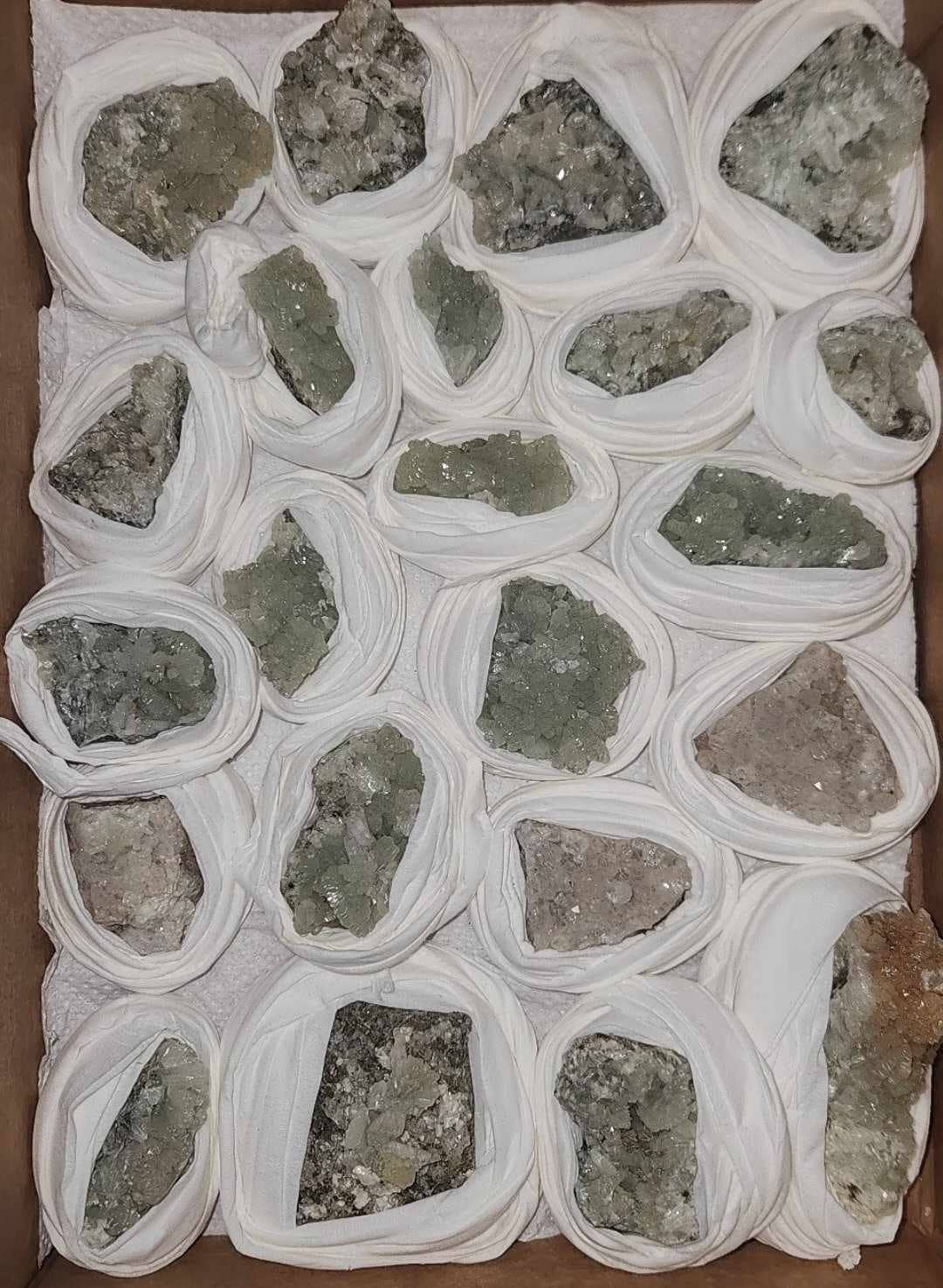 Midnight,Moonlight & Magick - Wholesale Spiritual Stone/Crystal - Prehnite (Full Flats)0