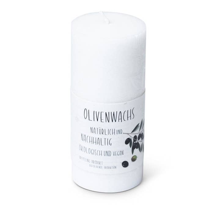Sternkerze – wholesale Pelarljus – Cylinderljus av olivvax 16 cm / Ø 6 cm