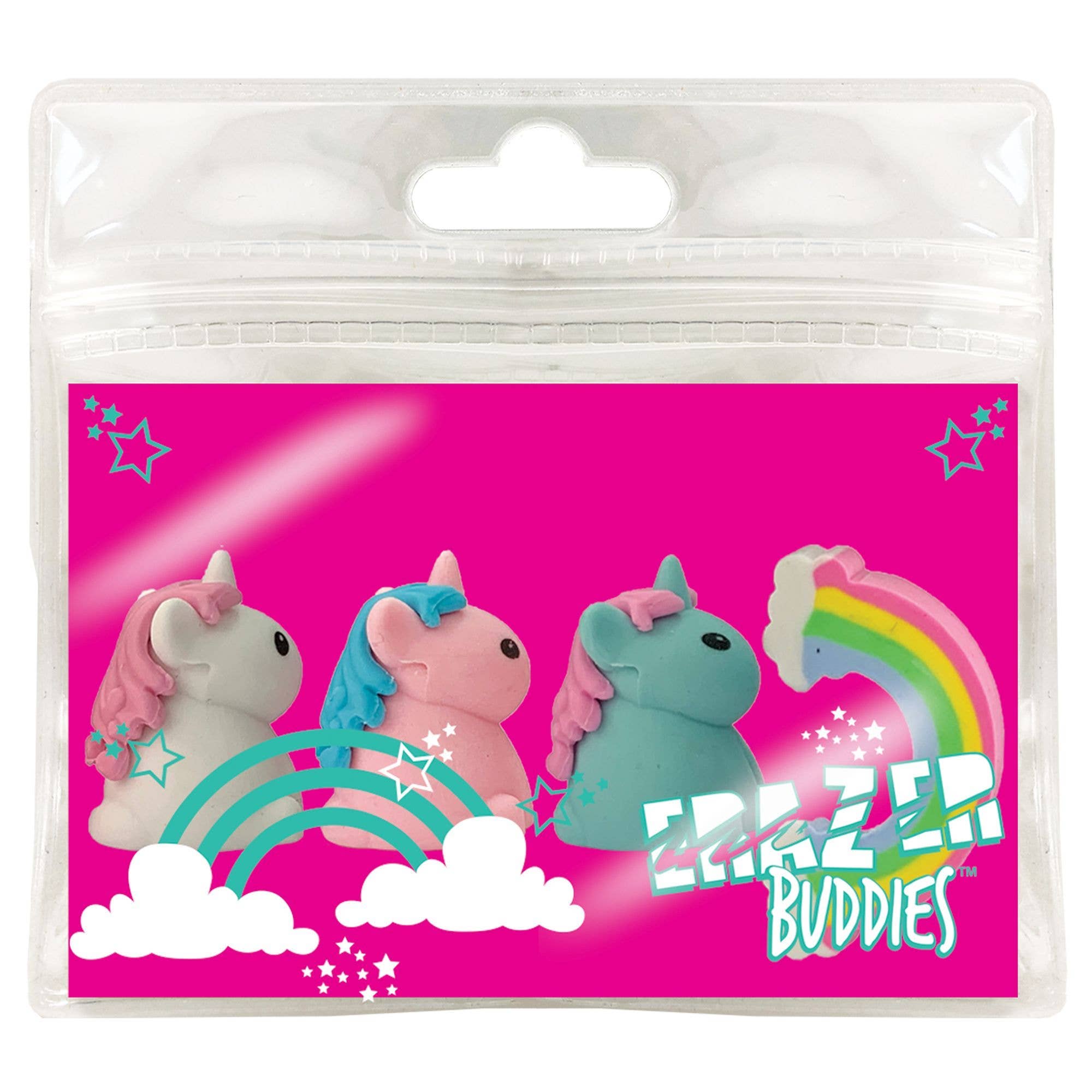 Deluxebase – wholesale Eraser – Erazer Buddies - Unicorn Rubber Set0