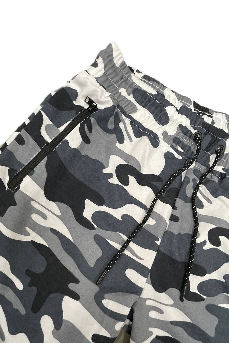 WEIV - Vente Short – homme - SP111 Short de survêtement en coton chiné pour homme11