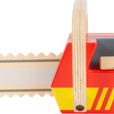small foot - Vente Jouet en bois – enfant - Tronçonneuse en bois pour pompiers3