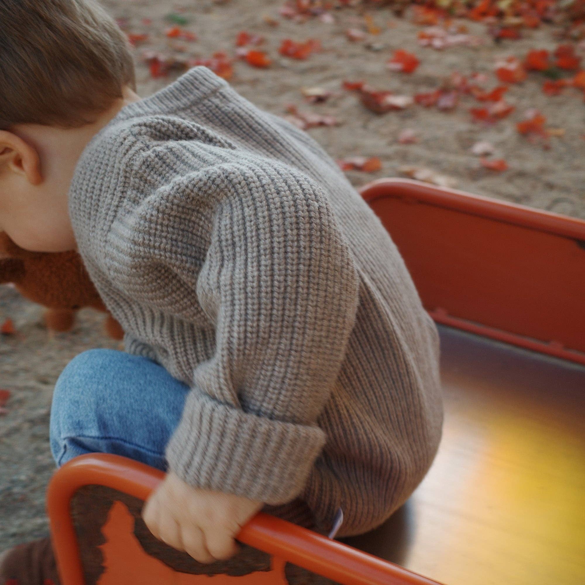 Lille Barn - Venta al por mayor Cárdigan - Bebé - Chaqueta de bebé tejida de lana merino - Cobble1