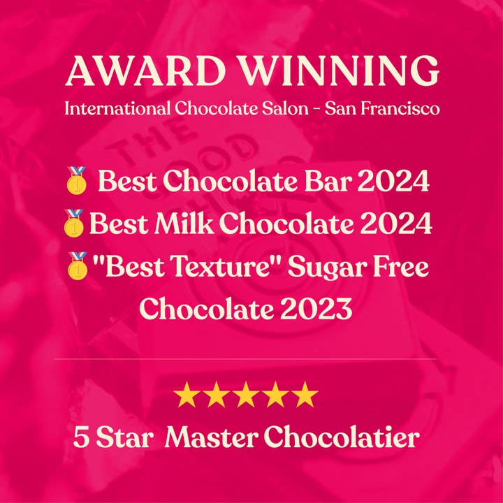 The Good Chocolate - Wholesale Chocolate bar - Gravity Display Himalayan & Sea Salt Choc Square (48ct)8
