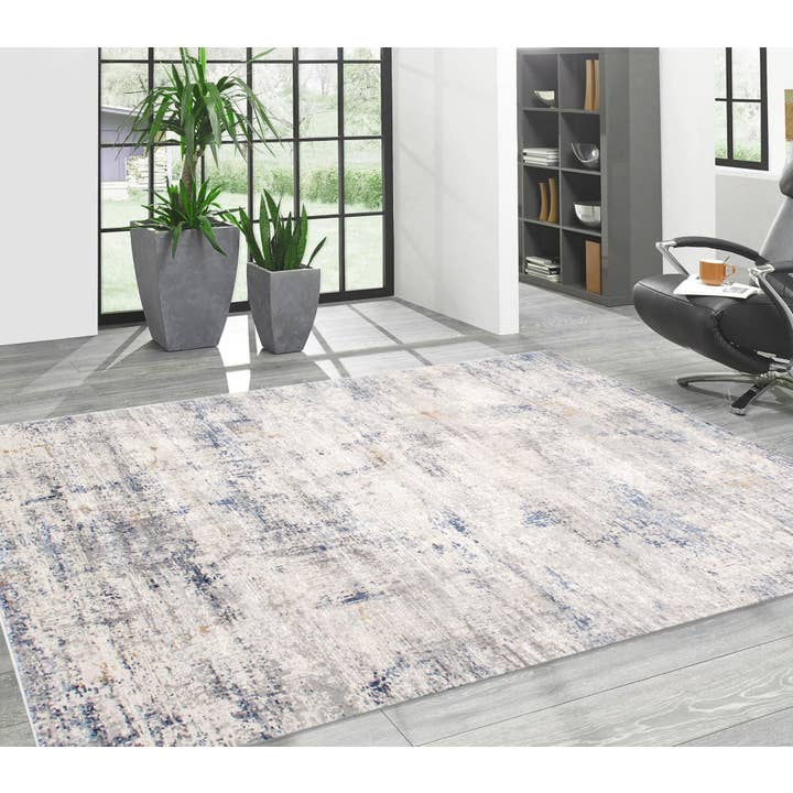 Pasargad Home - Wholesale Area Rug - Turkish Efes Design Light Gray/Light Blue Area Rug7