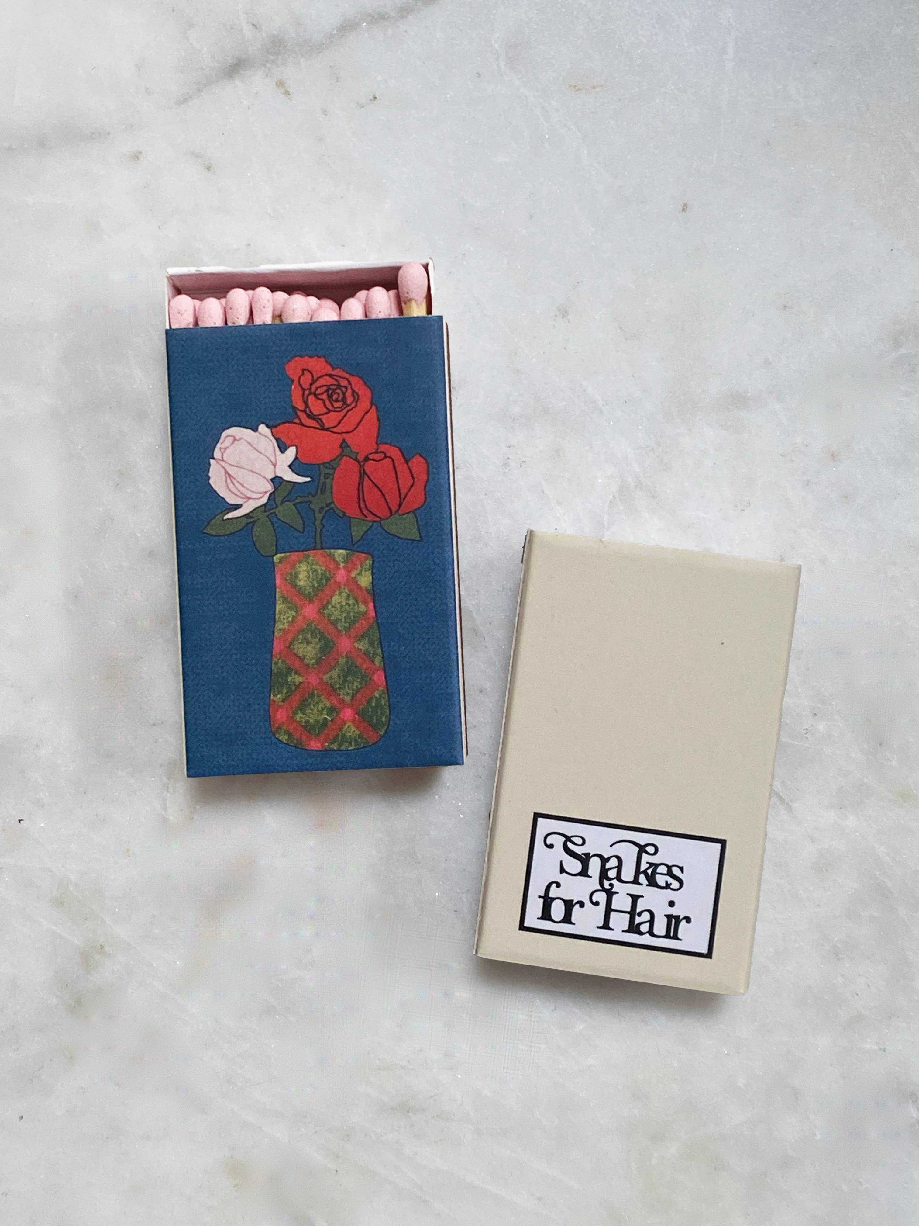 Snakes for Hair - Wholesale Matches - "Mod Pot No. 1" Matchbox