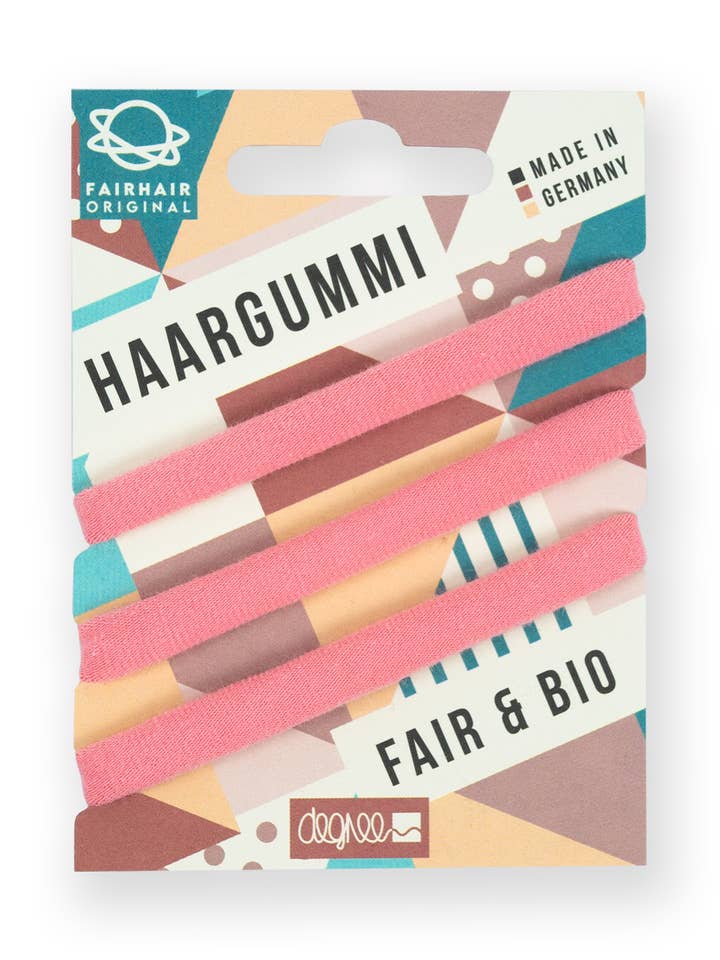 Elastici Fairhair Rose in cotone biologico per la vendita all'ingrosso da parte di Fairhair