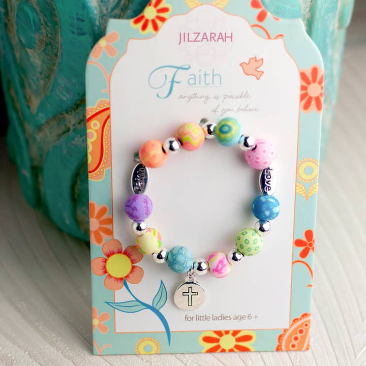 JILZARAH - Wholesale Beaded Bracelet - Kids - Faith Youth Bracelet