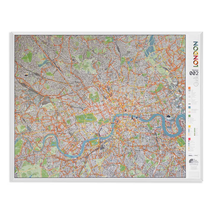 LONDON CITY MAP for wholesale by The Future Mapping Company