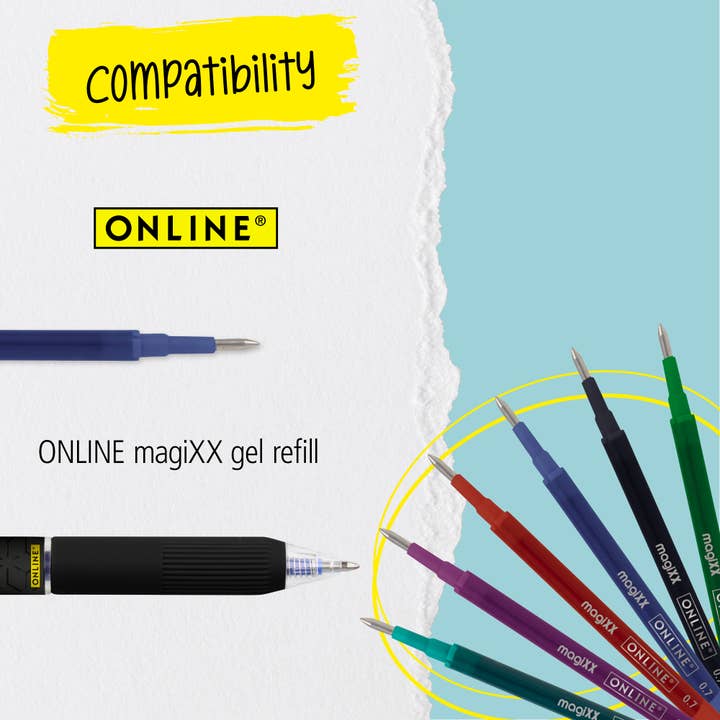 ONLINE Schreibgeräte GmbH - Wholesale Pen - 36 x erasable Gelpens magiXX Design in display4