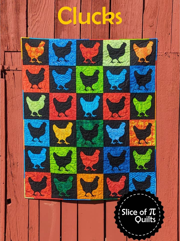 Padrão de colcha Clucks por atacado de Slice of Pi Quilts