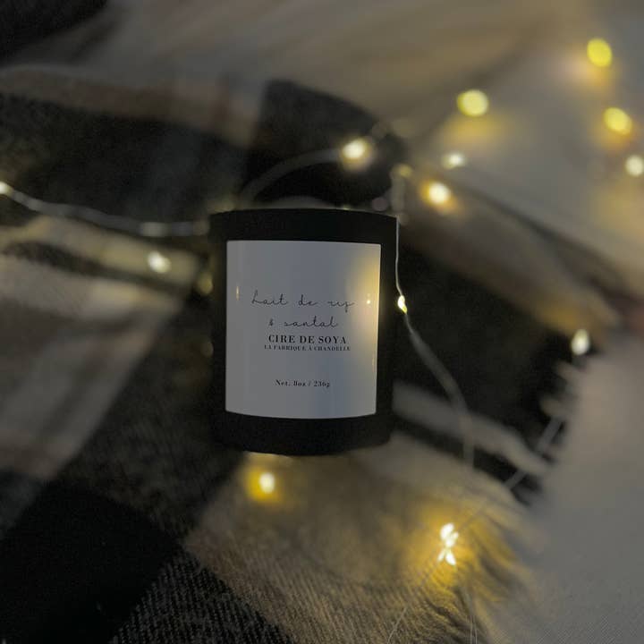La fabrique à chandelle - Wholesale Jar/Filled Candle - Lait de riz & santal1