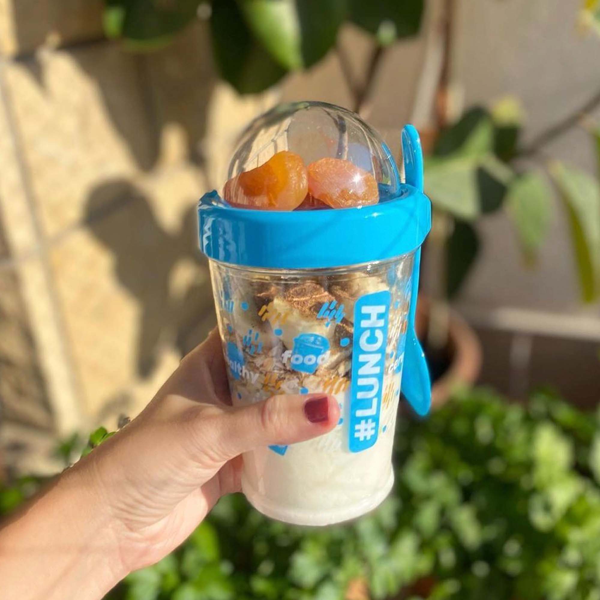 Hakan – Engroshandel Madbeholder – Cereal On the Go Cup, måltidsforberedelsesbeholder, 15 oz6