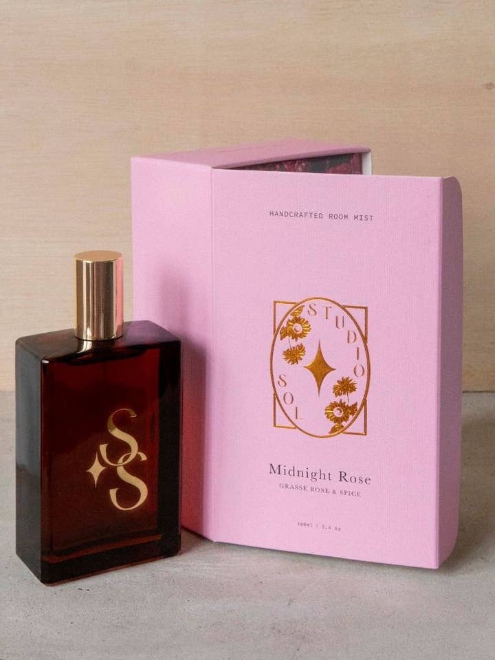 Midnight Rose Room Mist | Grasse Rose + Spice for wholesale by Studio Sol Store